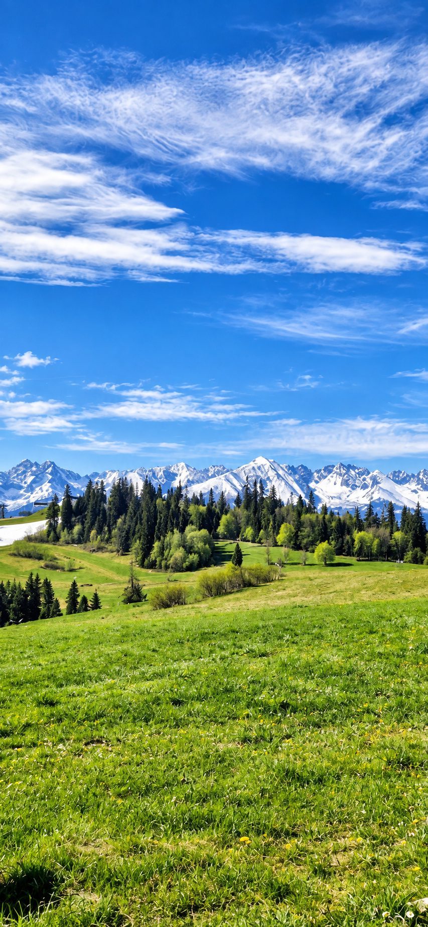 Widok na Tatry z Na Brzyzku